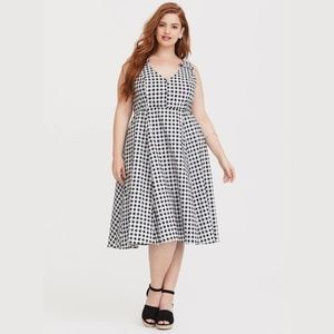Torrid Retro Gingham Dress - brand new with tags
